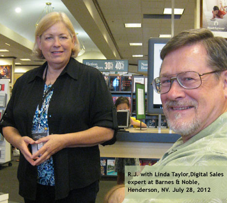 R.J. with Linda Taylor at Barnes & Noble/Henderson, NV